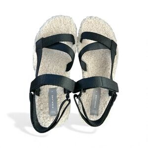 Everlane Sherpa Sandals Size 8 NIB